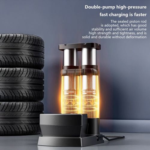 High-pressure foot pump