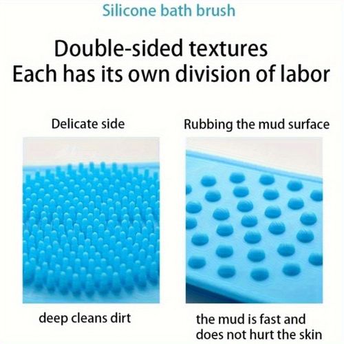 4-Piece Body Sponge Silicone Brush Set