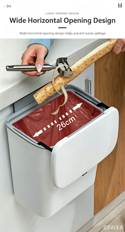 Wall-Mounted Trash Can