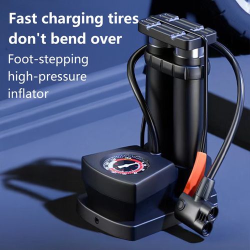 High-pressure foot pump