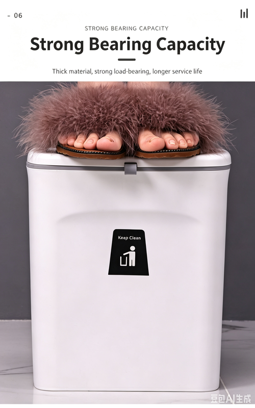 Wall-Mounted Trash Can