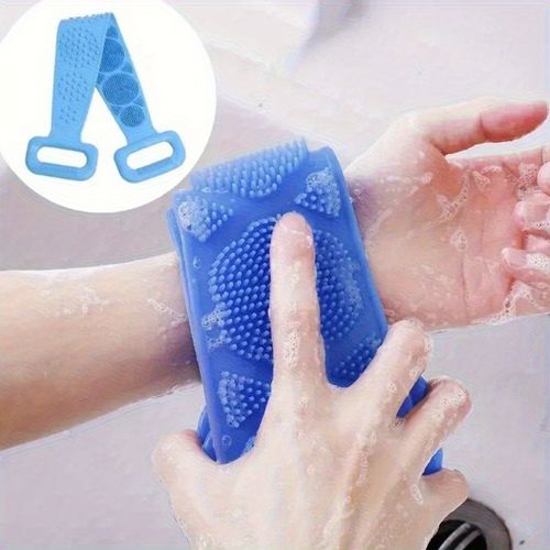 4-Piece Body Sponge Silicone Brush Set