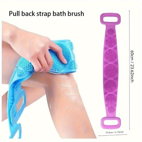 4-Piece Body Sponge Silicone Brush Set