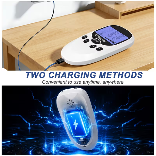 CESLIFF TENS EMS Dual-Channel Rechargeable Muscle Stimulator