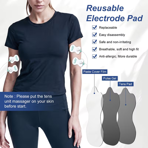 CESLIFF TENS EMS Dual-Channel Rechargeable Muscle Stimulator