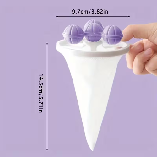 5pcs Laundry Lint Trap Bags, Lint Balls, Floating Hair Remover, Clothing Cleaning Filter Bag Cleaning Hair Removal Suction Hair Filter Bag, Clothing Cleaning Care Ball, Use Washing Machine Cleaning, Filtration