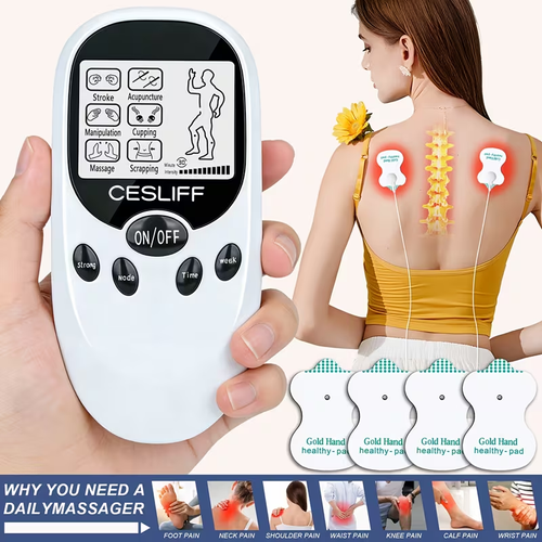 CESLIFF TENS EMS Dual-Channel Rechargeable Muscle Stimulator