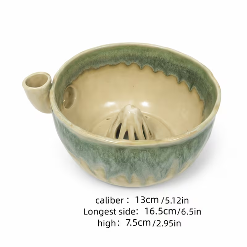 Ceramic Berry Basket, Self-Cleaning Water Flow Fruit Basket Suitable for Blueberries, Strawberries, And Other Fruits