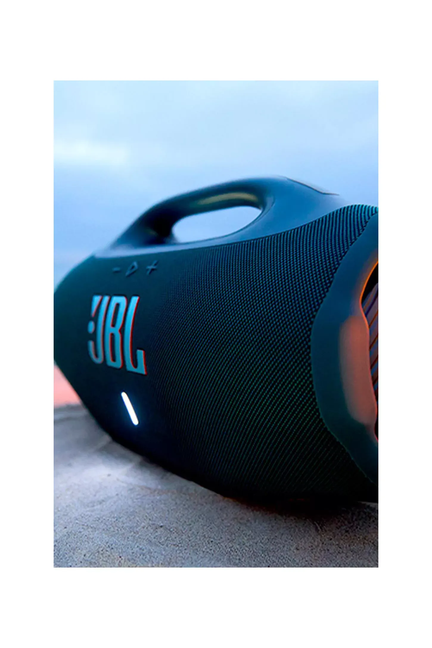 For sale: Brand-new JBL Boombox 4—bigger, more powerful, and better than ever, featuring JBL Pro Sound technology.
