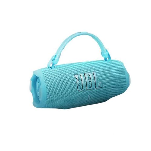 The new JBL Charge 6 wireless speaker is a portable outdoor speaker equipped with a subwoofer.