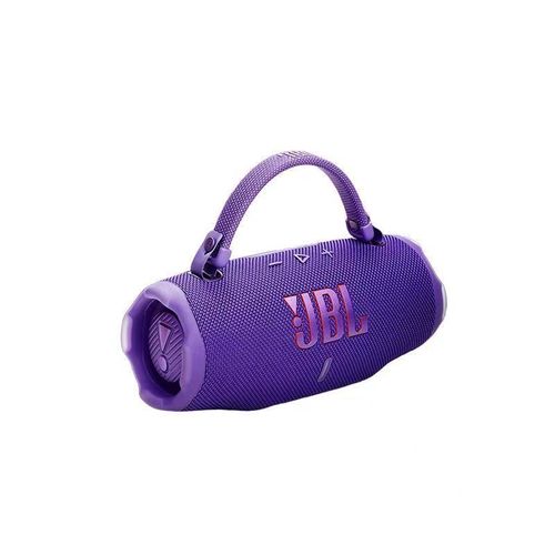 The new JBL Charge 6 wireless speaker is a portable outdoor speaker equipped with a subwoofer.
