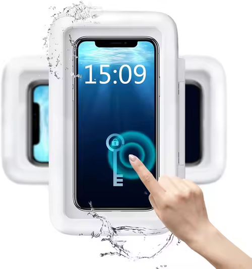 360° Rotatable Waterproof Phone Case for Shower