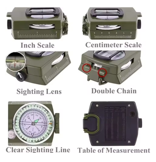 High-Precision Luminous Compass