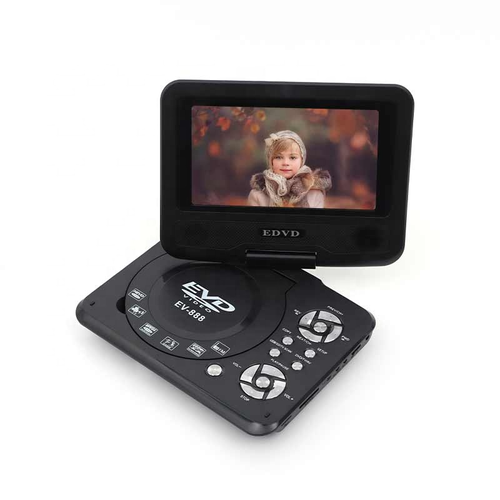 Portable DVD Player with 7.8-inch HD Screen & Built-in Battery