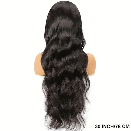 Women's Long Wavy Wig with Middle Part