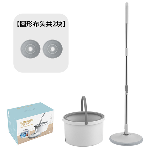 Self-cleaning mop with a dirty water separation system