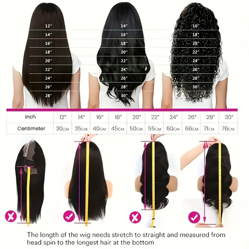 Women's Long Wavy Wig with Middle Part