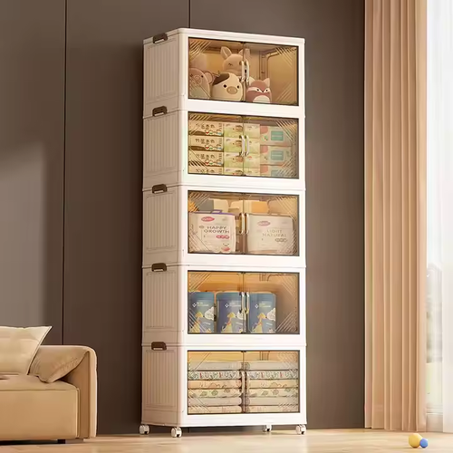 5-Tier Foldable Storage Cabinet
