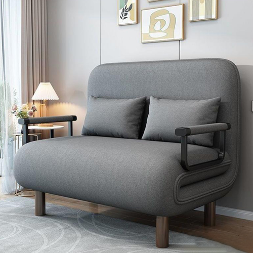 Black Pull-Out Sofa Bed