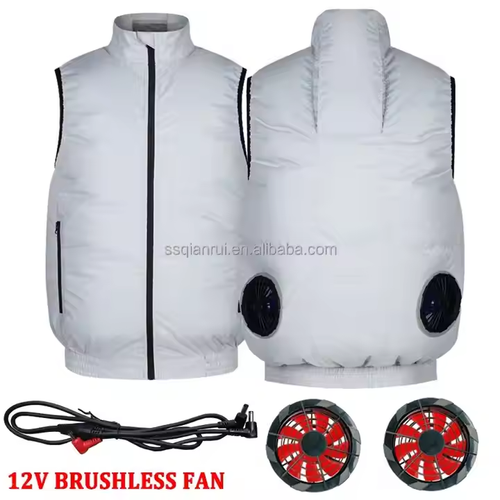 Cooling Work Vest with Built-in Fans