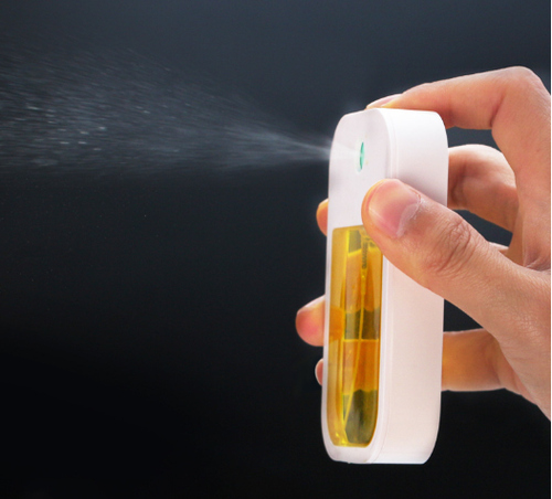 Portable waterless hand sanitizer