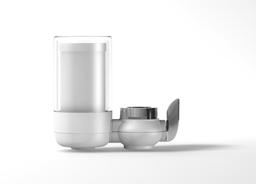 Faucet-mounted water filter