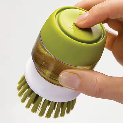 liquid-filled cleaning brush