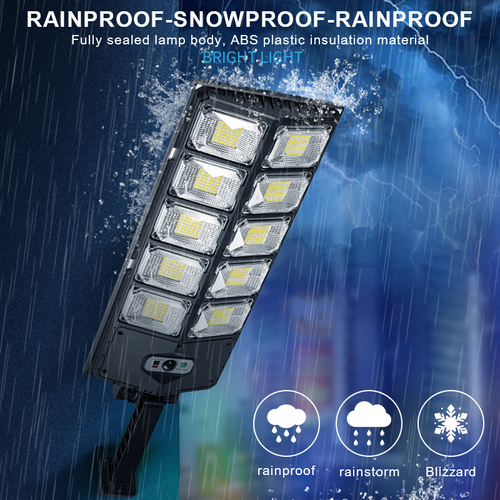 Solar-Powered LED Street Lamp