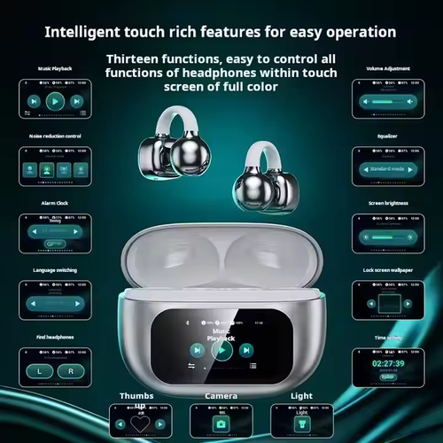 over-ear Bluetooth headphones