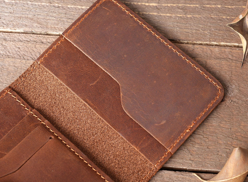 Premium Hand-Stitched Leather Wallet