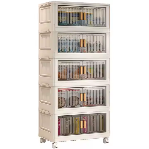 5-Tier Foldable Storage Cabinet