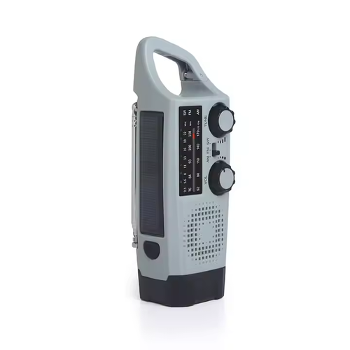 Solar Crank Weather Radio with Flashlight