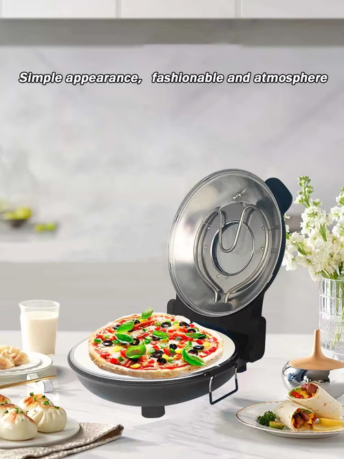 multifunctional electric grill for pizza and pancakes