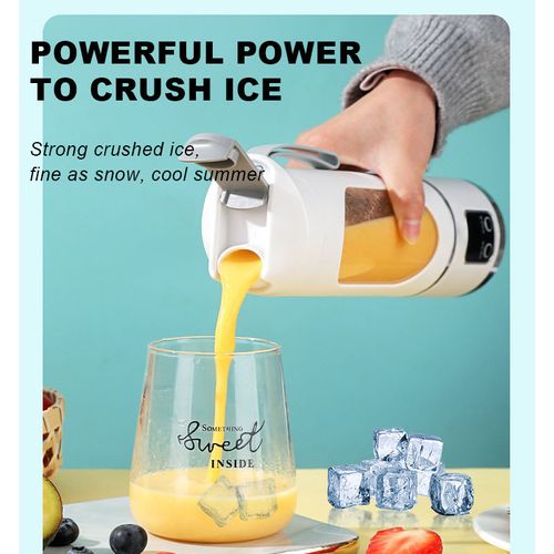 Portable Juicer Cup for Home Use: Dual-Motor, 10 Blades, Compact & Multi-Functional