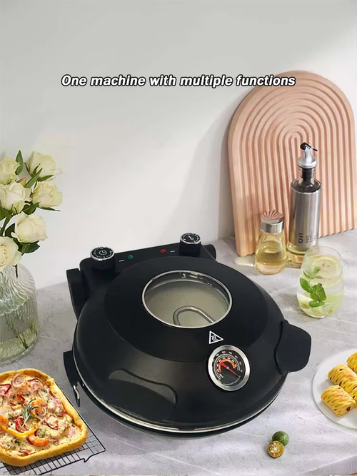 multifunctional electric grill for pizza and pancakes