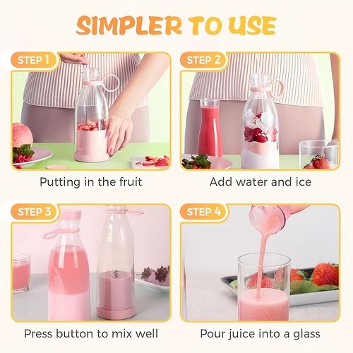 🔥Portable Juice Blender & Milkshake Machine