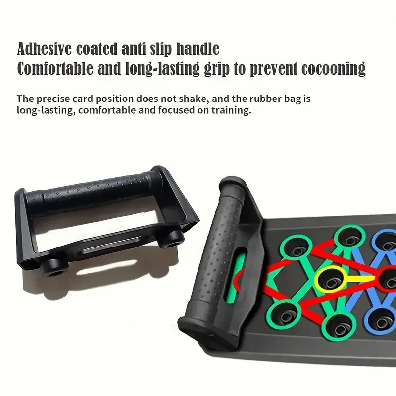 Multifunctional Push Up Trainer Board - Enhance Chest Muscle Strength, Boost Home & Gym Workout Efficiency, Ergonomic Design for Comfortable Exercise - Ideal for Fitness Enthusiasts