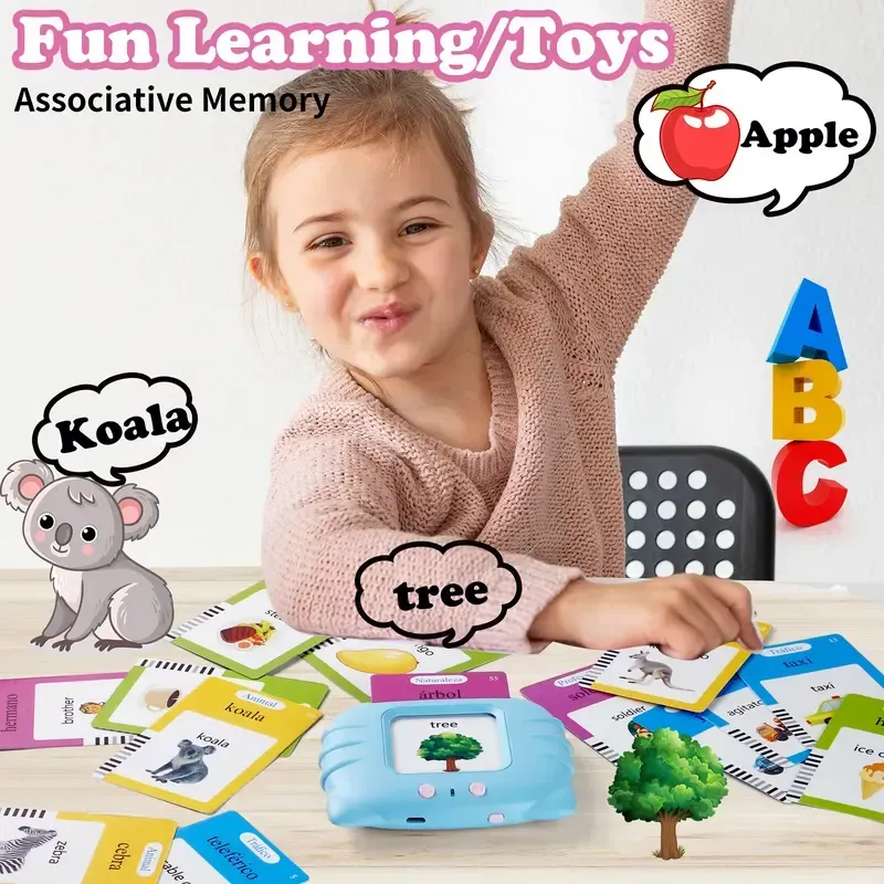 Talking Flash Card Toy for Kids with 224 Sight Words - Educational Language Learning Toy