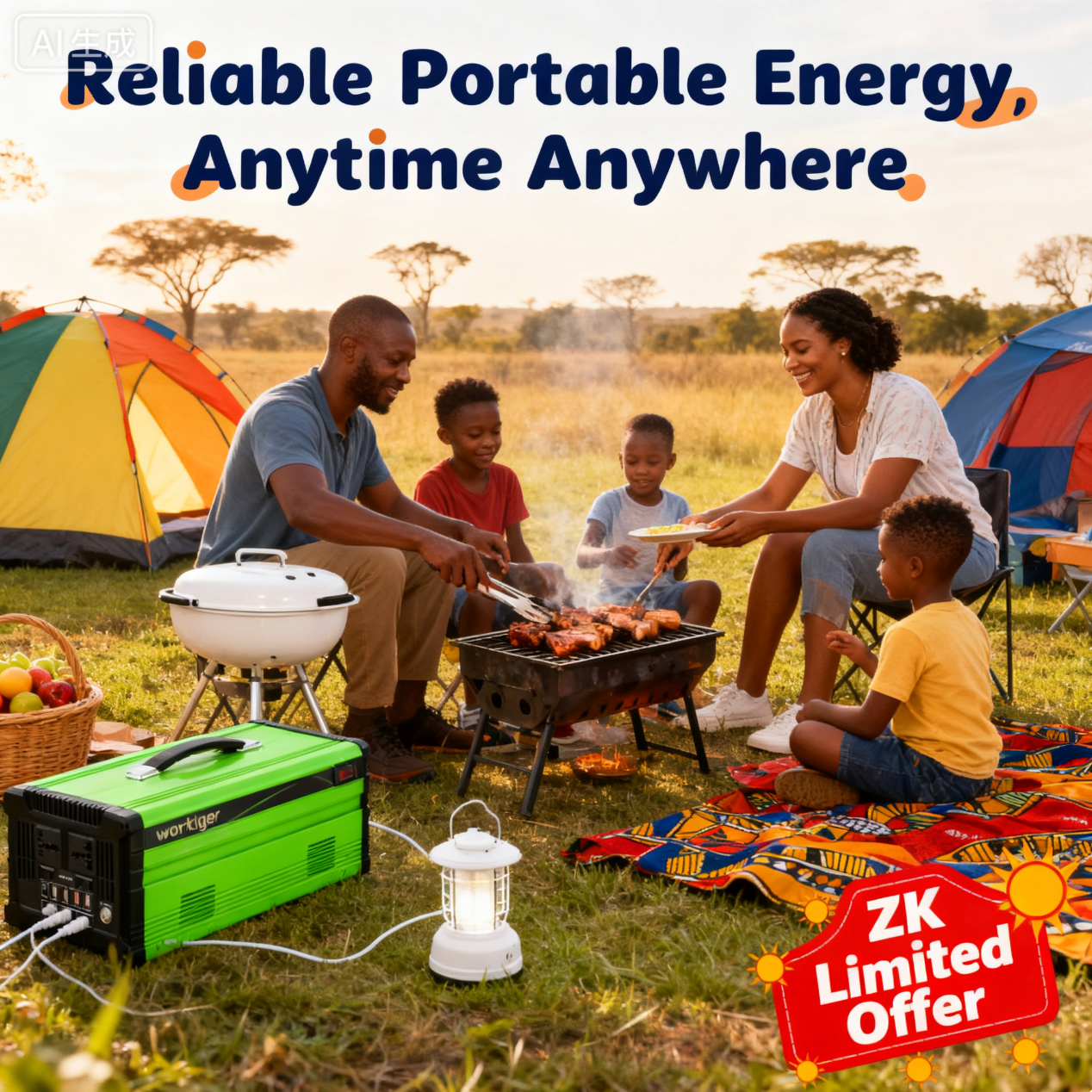 ⚡️🔋 Portable Green Power Station, Anytime Anywhere—One Year Warranty🌟Best Seller