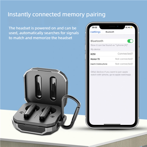 Solar TWS Bluetooth Earbuds