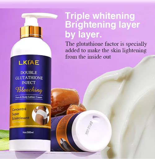 African Body Lotion Black Skin Bleaching Whitening Cream