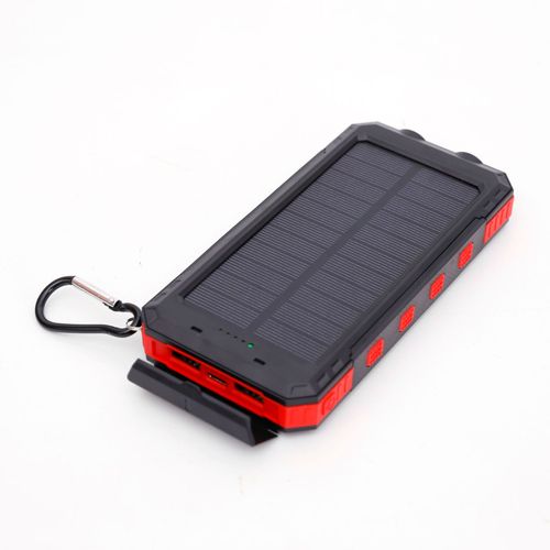 Waterproof Solar Power Bank High-Yield Panel, Compass & IP68