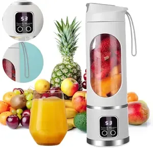 Ultimate Portable Blender! USB Rechargeable & Compact for Smoothies On-The-Go - Perfect Travel, Back To School & Gym! Leak Proof Design, Makes Shakes & Baby Food in Seconds cup juicer rechargeable mini blender vegetable