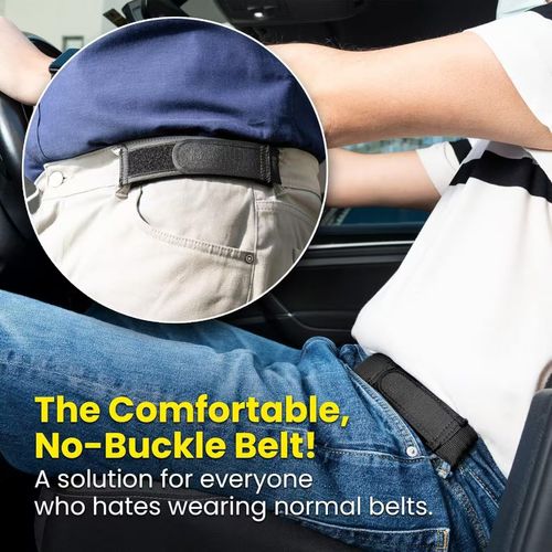 Men's Stretch Belt Ultra-soft padding for ostomy bags, low back pain and wheelchairs（2 pcrs）