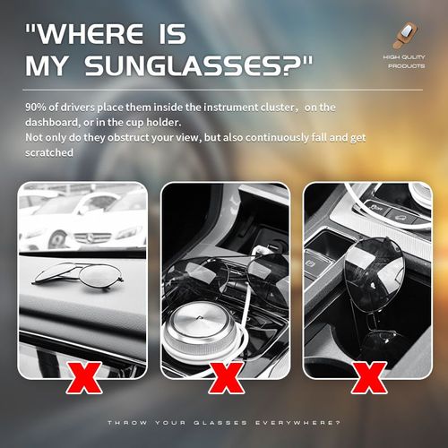 🎄Valentine's Day Deals-40% OFF🎄Universal Car Visor Sunglasses Holder Clip👓