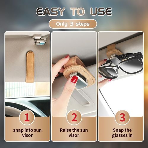 🎄Valentine's Day Deals-40% OFF🎄Universal Car Visor Sunglasses Holder Clip👓