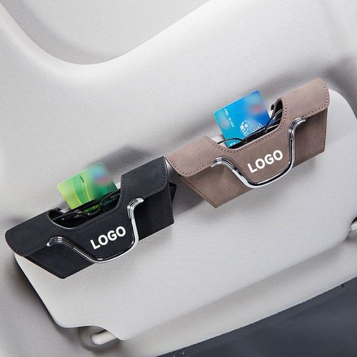 🎄Valentine's Day Deals-49% OFF🎄Car Multi-Functional High-Grade Leather Glasses Holder👓