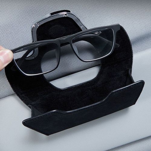 🎄Valentine's Day Deals-49% OFF🎄Car Multi-Functional High-Grade Leather Glasses Holder👓