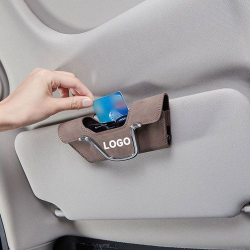 🎄Valentine's Day Deals-49% OFF🎄Car Multi-Functional High-Grade Leather Glasses Holder👓