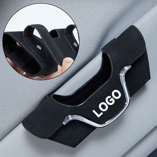 🎄Valentine's Day Deals-49% OFF🎄Car Multi-Functional High-Grade Leather Glasses Holder👓